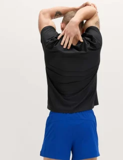 Activewear Jacquard Mesh Stripe T-Shirt