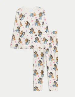 Adaptive Bluey™ Ribbed Pyjamas (1-8 Yrs)