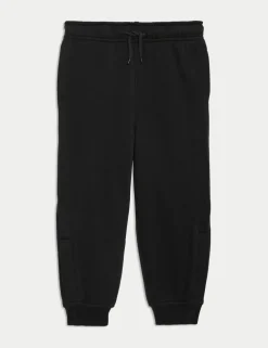 Adaptive Cotton Rich Brushback Joggers (2-16 Yrs)