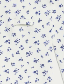 Adaptive CottonRich Ditsy Floral Ribbed Pyjamas (1-16 Yrs)