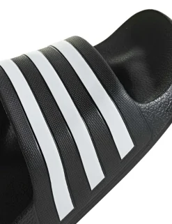 Adilette Aqua Striped Sliders