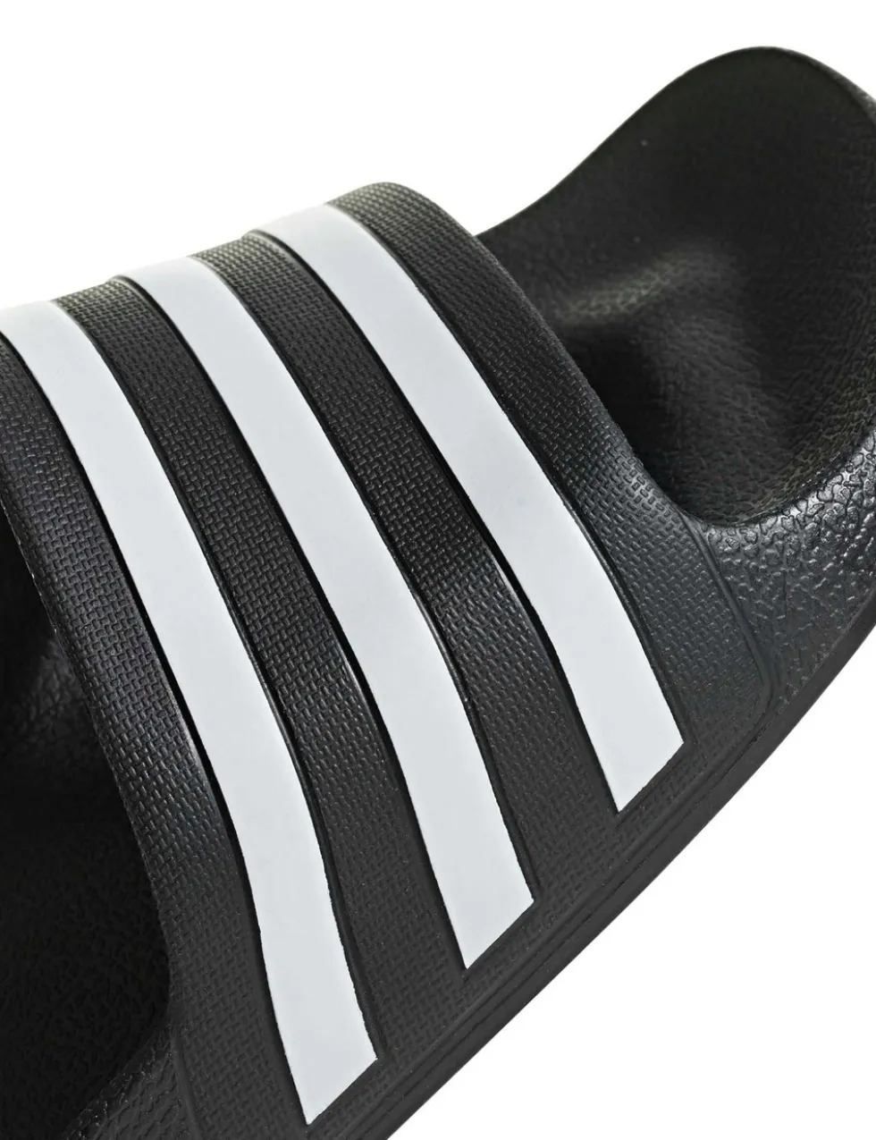 Adilette Aqua Striped Sliders