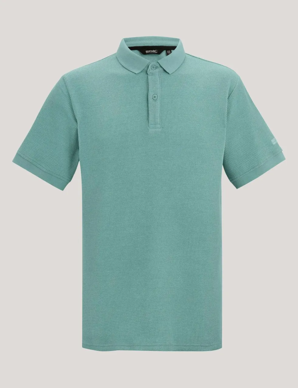 Adino Cotton Blend Waffle Polo Shirt