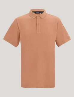 Adino Cotton Blend Waffle Polo Shirt