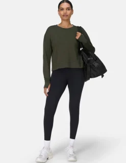 After Class Cotton Modal Crop Sweatshirt