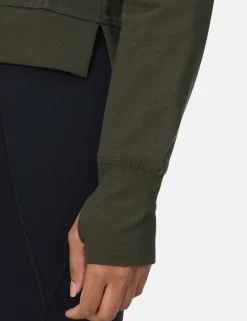 After Class Cotton Modal Crop Sweatshirt