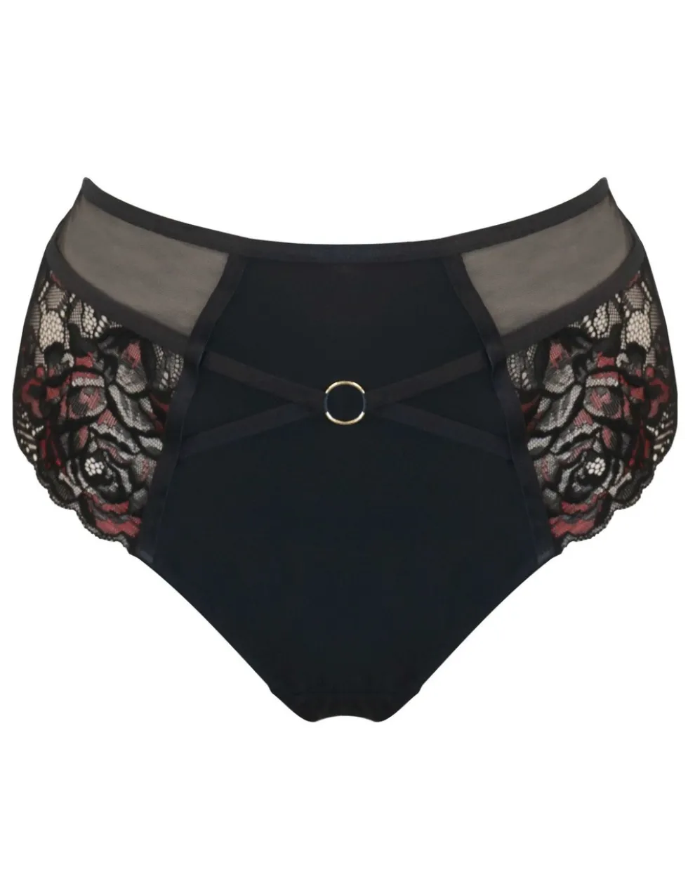 After Dark Lace High Waisted Briefs