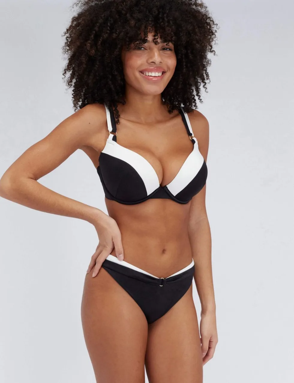 Agadir Wired V-Neck Bikini Top (B-DD)