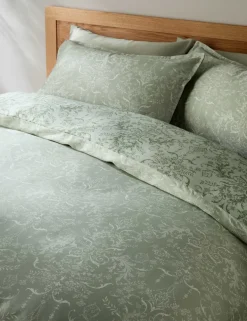 Aida-Alouette Damask Sateen Bedding Set