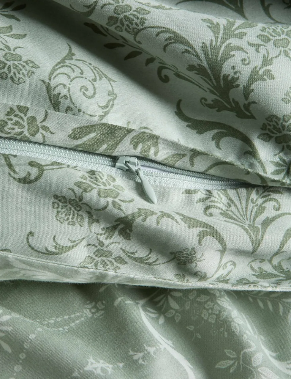 Aida-Alouette Damask Sateen Bedding Set