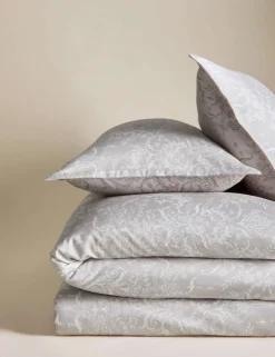Aida-Alouette Damask Sateen Bedding Set