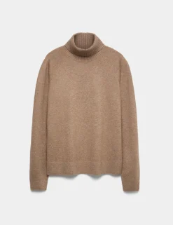 Air-Yarn Roll Neck Jumper