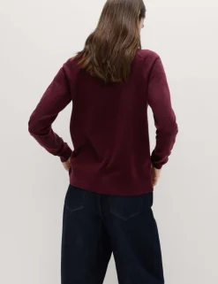 Air-Yarn Roll Neck Jumper