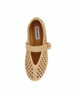 Alara 001 Woven Buckle Flat Pumps