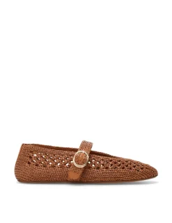 Alara 001 Woven Buckle Flat Pumps
