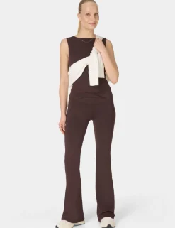 All Day High Waisted Flared Trousers