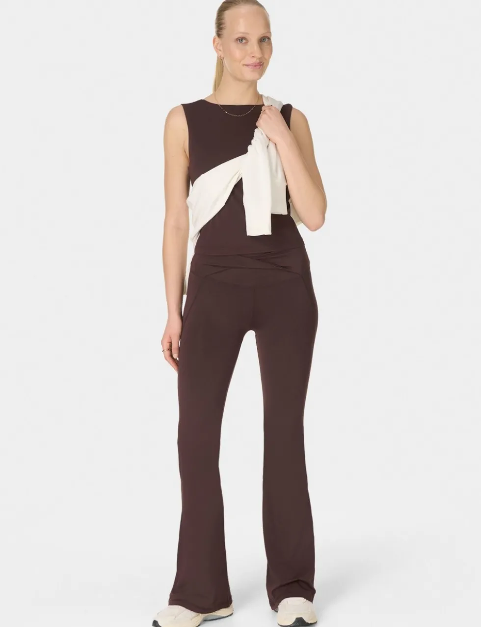 All Day High Waisted Flared Trousers