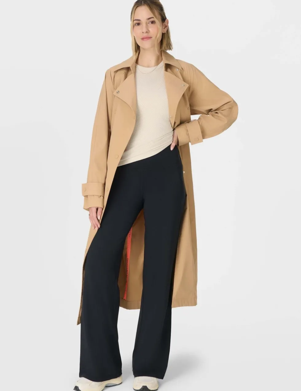 All Day High Waisted Wide Leg Trousers