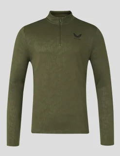 All Over Print Half Zip Training Top