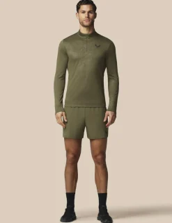 All Over Print Half Zip Training Top