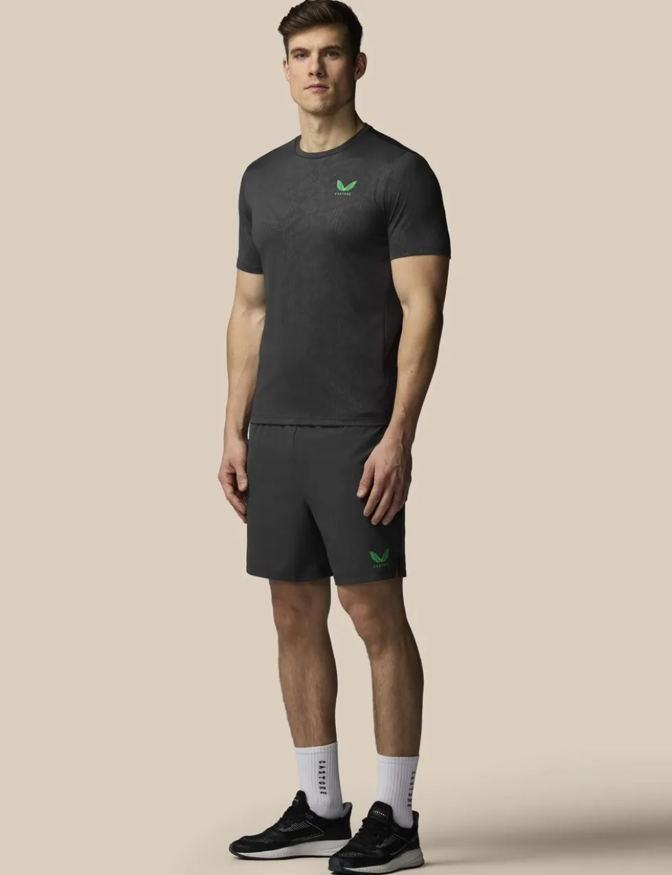 All Over Tonal Print Sports T-Shirt