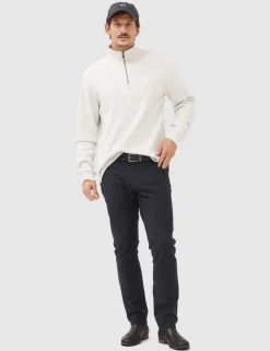 Alton Ave Pure Cotton Half Zip Sweatshirt