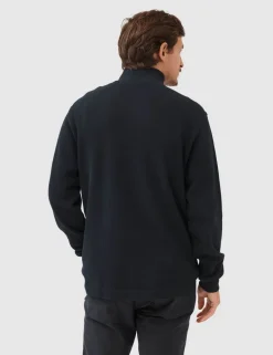 Alton Ave Pure Cotton Half Zip Sweatshirt