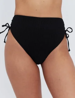 Amalfi Textured High Waisted Bikini Bottoms