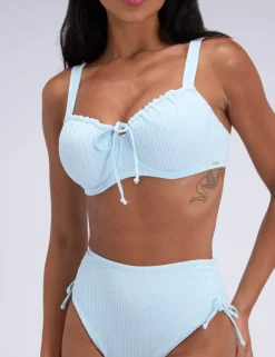 Amalfi Textured Wired Bikini Top (B-FF)