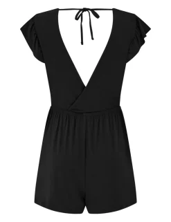 Amelia Frill Jersey Beach Playsuit