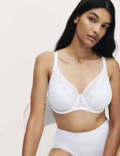 Amelia Lace Natural Lift Wired Full Cup Bra (F+)