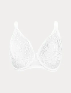 Amelia Lace Natural Lift Wired Full Cup Bra (F+)