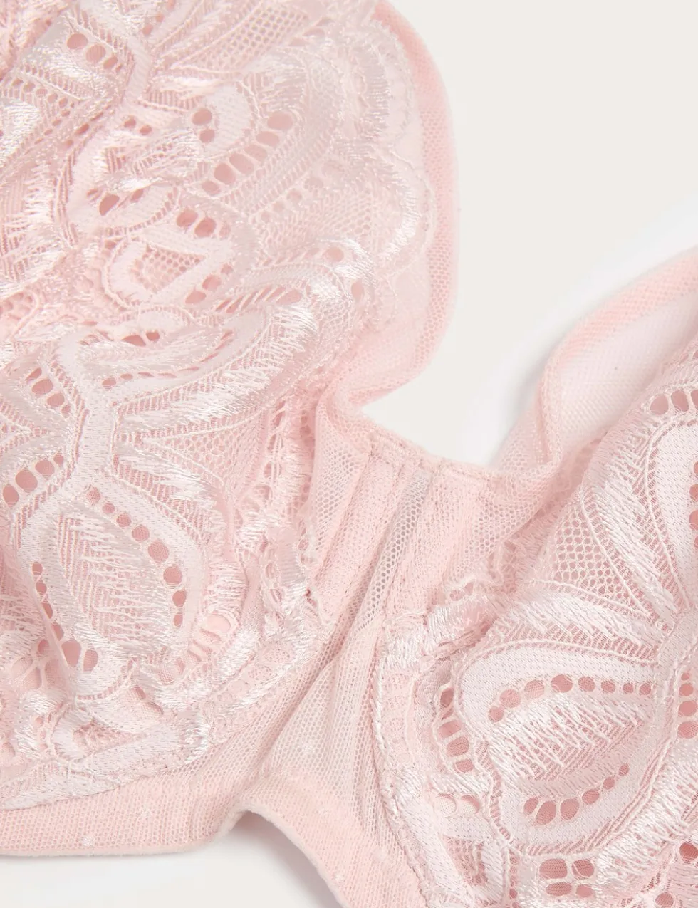 Amelia Lace Natural Lift Wired Full Cup Bra (F+)