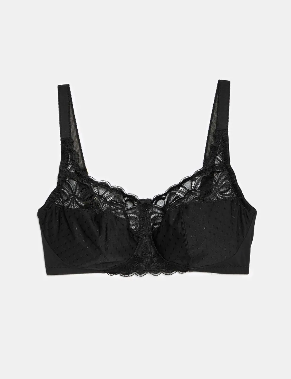 Amelia Lace Non Wired Total Support Bra B-H