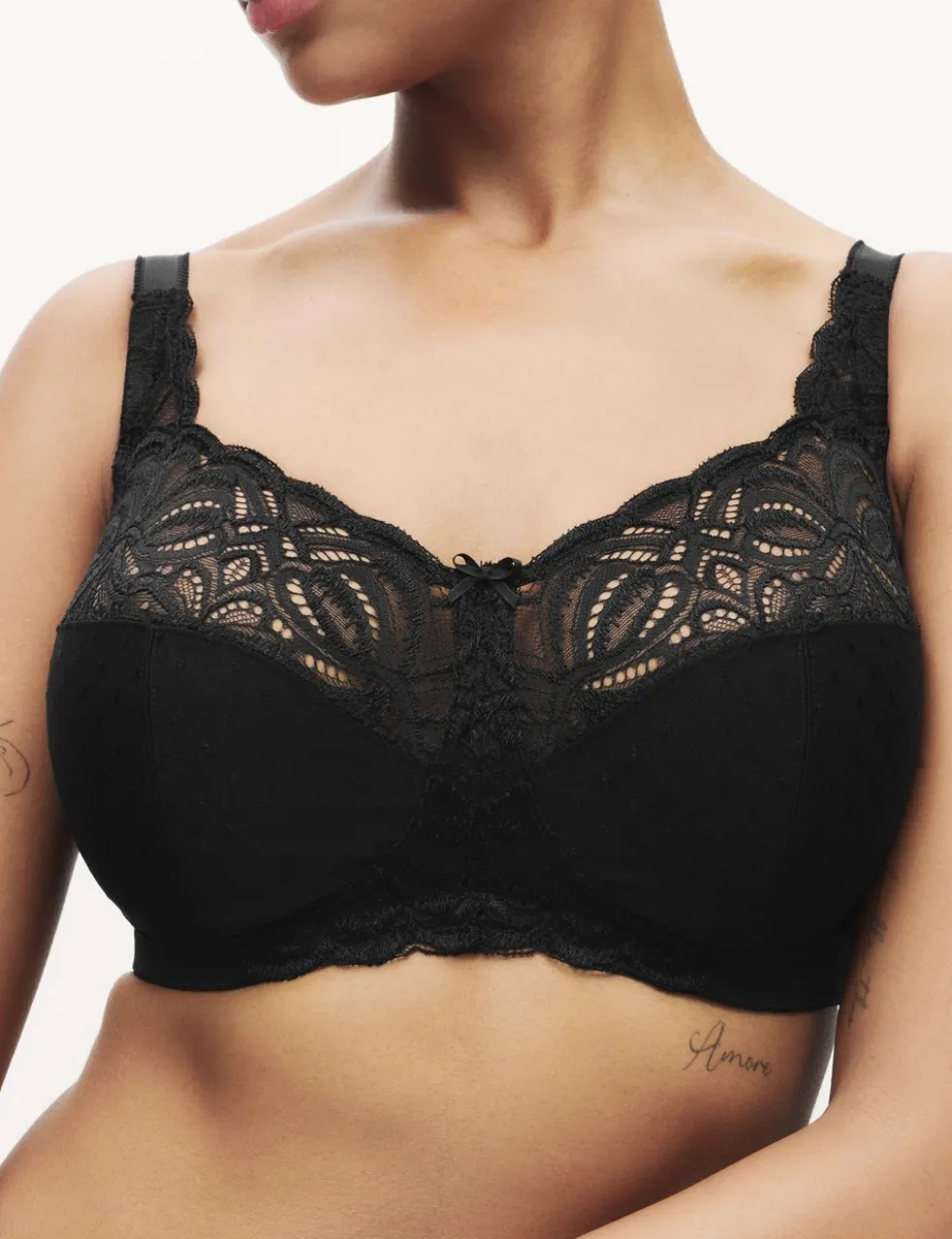 Amelia Lace Non Wired Total Support Bra B-H