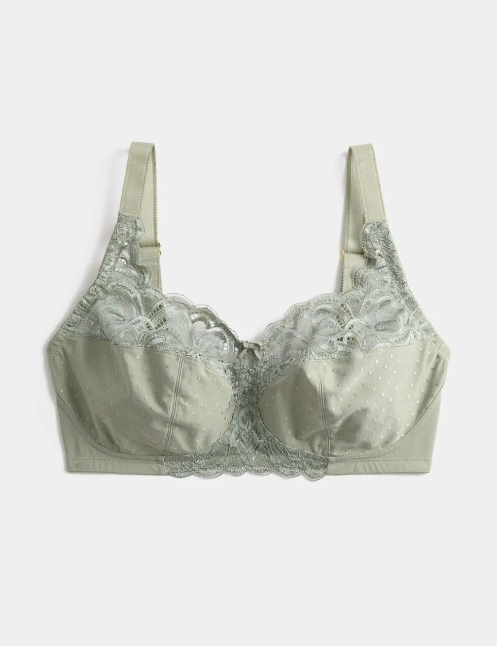 Amelia Lace Non Wired Total Support Bra B-H