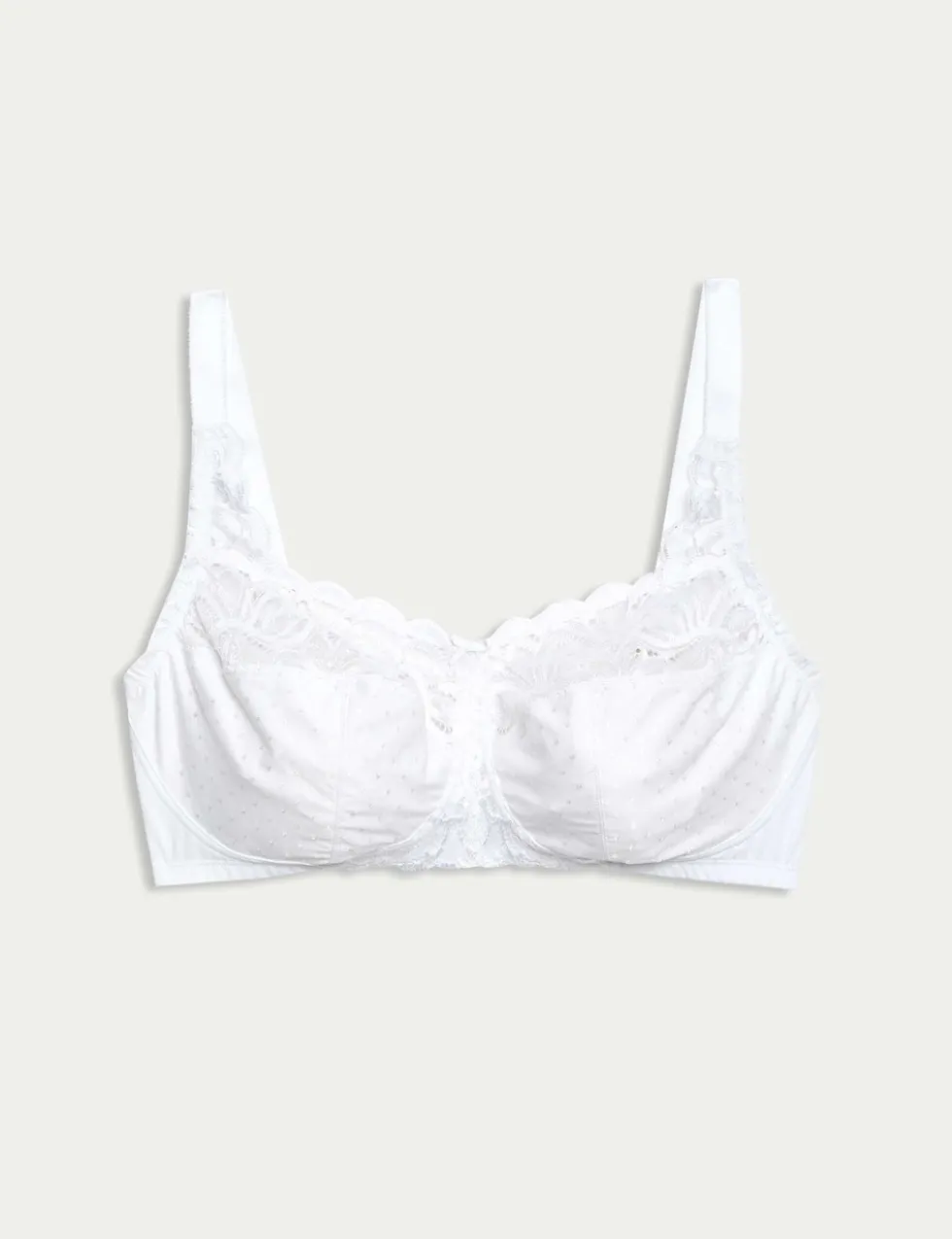 Amelia Lace Non Wired Total Support Bra B-H