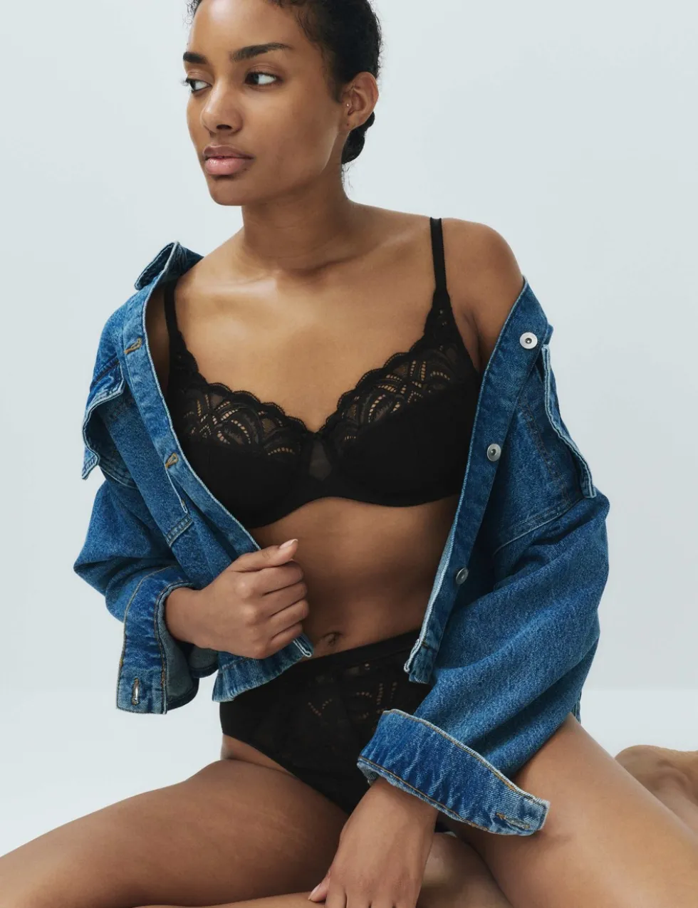 Amelia Lace Wired Full Cup Bra (A-E)