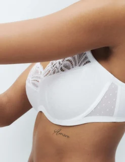 Amelia Lace Wired Full Cup Bra (F-J)