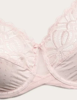 Amelia Lace Wired Minimiser Bra (C-H)