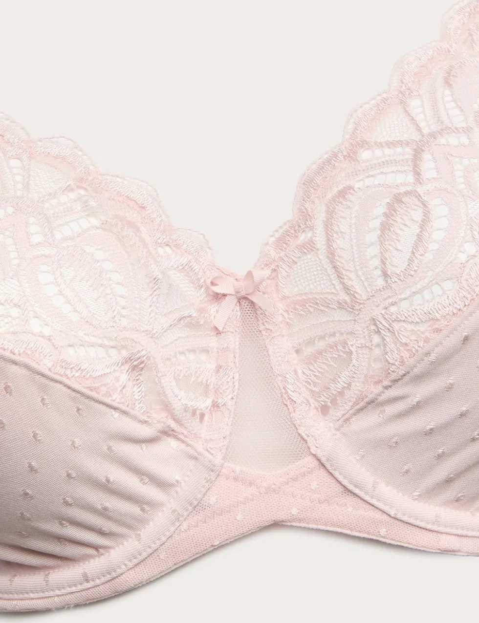 Amelia Lace Wired Minimiser Bra (C-H)