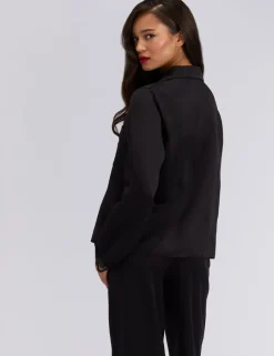 Amelia Satin Lace Trim Pyjama Set