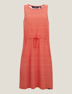 Amorie Cotton Rich Striped Waisted Dress