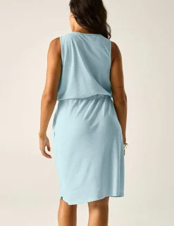 Amorie Cotton Rich Striped Waisted Dress
