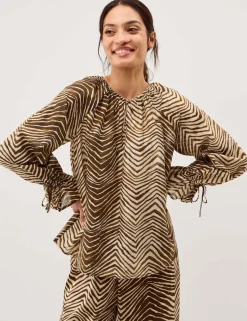 Animal Print Blouse