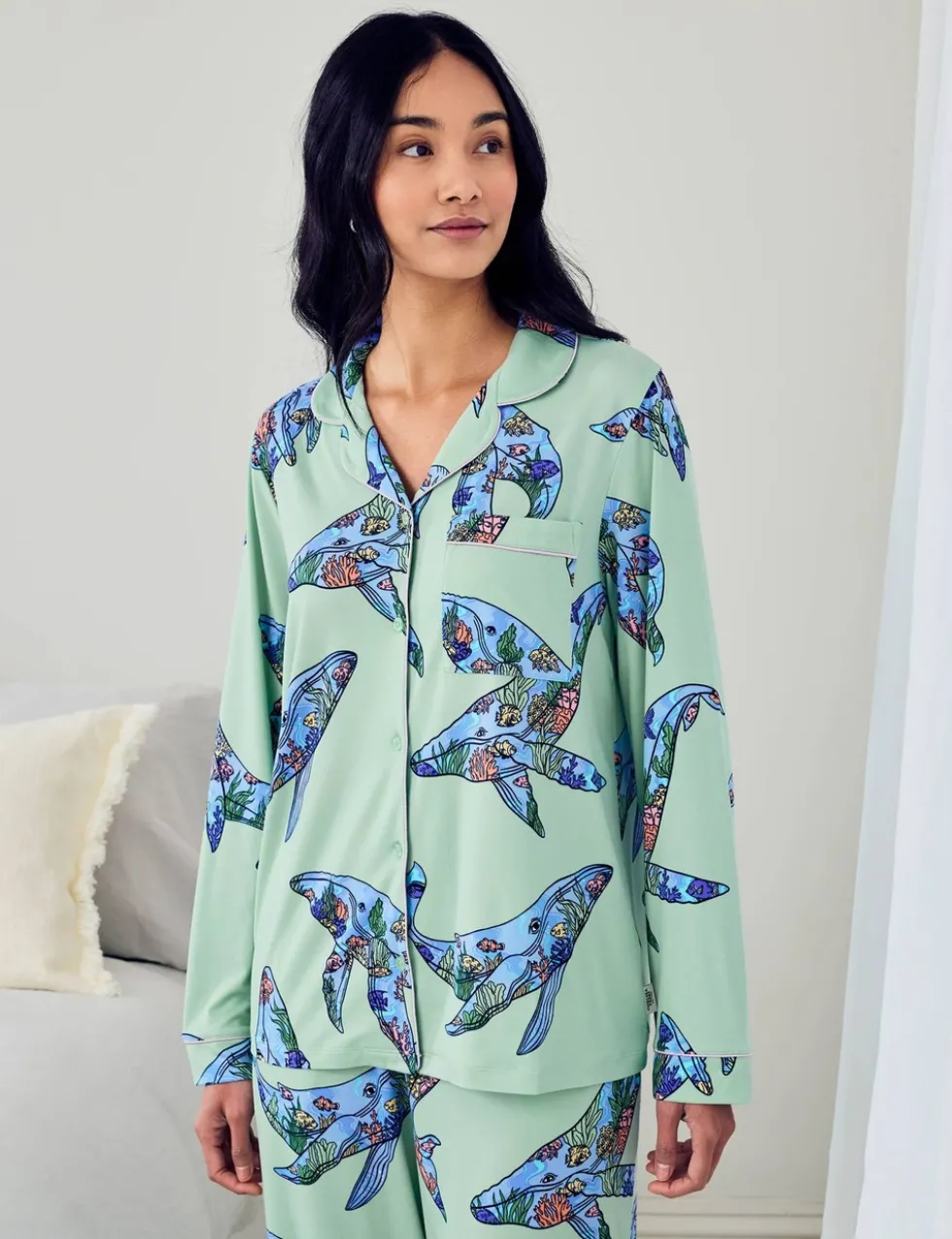 Animal Print Long Pyjama Set