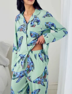 Animal Print Long Pyjama Set