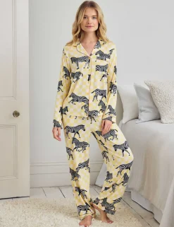 Animal Print Long Pyjama Set