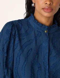 Animal Print Textured Shirt