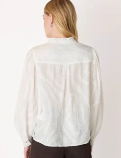 Animal Print Textured Shirt